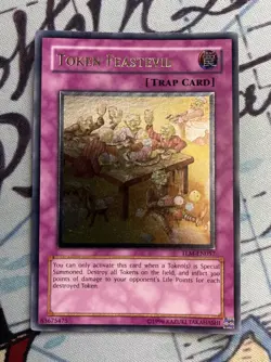 Yugioh Token Feastevil Ultimate Rare TLM-EN057 Lightly Played - Image 1