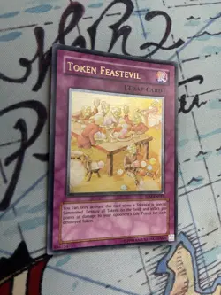 Yugioh Token Feastevil Ultimate Rare TLM-EN057 Lightly Played - Image 2