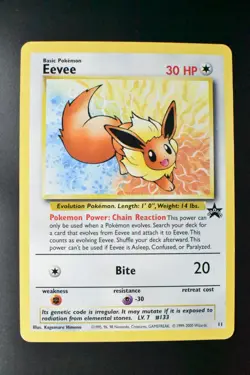 Eevee 11 JR Stamp Rally Promo 2000 Pokemon Card - Image 2