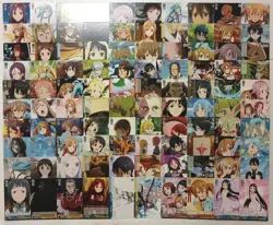 Lot of 100 Weiss Weiβ Schwarz Sword Art Online Trading Card set - Image 1