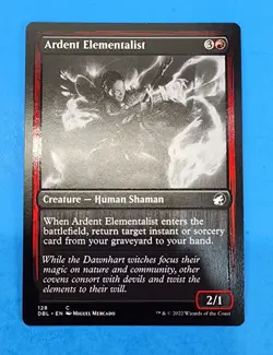 1x Ardent Elementalist Innistrad Double Feature Mtg Card Creature Human Shaman - Image 1