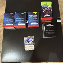 Magic The Gathering Spider-Man 4 Welcome Decks Plus Promo Card - Image 2