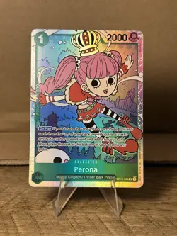 Perona OP12-034 SR Legacy of the Master One Piece Card Game English - Image 1
