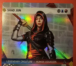 MAGIC, MTG: SHAO JUN/ACR /UNCOMMON #0151/ NM, FOIL FINISH/ SHOWCASE - Image 2