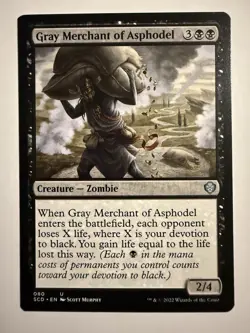 Gray Merchant of Asphodel [Starter Commander Decks] Near Mint - Image 1