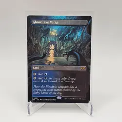 Gloomlake Verge (Borderless) MTG Duskmourn Rare 331 NM - Image 1