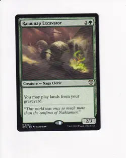 MAGIC THE GATHERING COMMANDER: OUTLAWS OF THUNDER JUNCTION RAMUNAP EXCAVATOR - Image 1