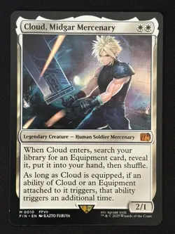 1x MTG Cloud, Midgar Mercenary - FINAL FANTASY (FIN) #10 - Magic the Gathering - Image 1