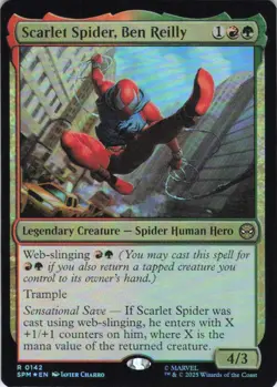 MTG Scarlet Spider, Ben Reilly (142) | NM Foil | Spider-Man {SPM} - Image 2