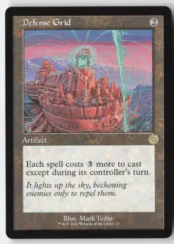 MTG - Defense Grid R The Brothers' War: Retro Frame Artifacts 13 LP-NM - Image 1