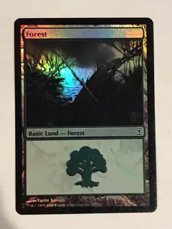 Forest 299 SP Foil Time Spiral MTG - Image 1