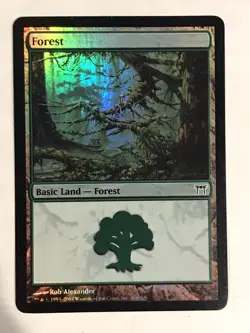 Forest 306 SP Foil Champions of Kamigawa MTG - Image 1