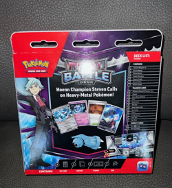 2025 POKEMON TCG RIVAL BATTLE DECK STEVEN BELDUM - NEW SEALED - Image 2