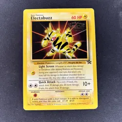 Electabuzz #2 LP Gold Kids WB Stamp Wizards Pokemon 1st Movie Black Star Promo! - Image 1