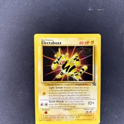 Electabuzz #2 LP Gold Kids WB Stamp Wizards Pokemon 1st Movie Black Star Promo! - Image 2