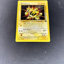 Electabuzz #2 LP Gold Kids WB Stamp Wizards Pokemon 1st Movie Black Star Promo! - Image 3