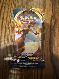 Pokemon TCG | Darkness Ablaze | Sleeved Booster Pack | New Factory Sealed 820650807121 - Image 1