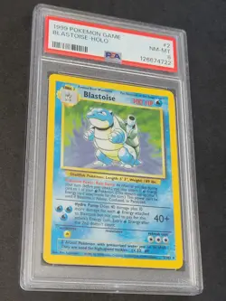 1999 Pokemon Game 2 Blastoise Holo PSA 8 NM-Mint - Image 3