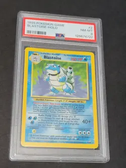 1999 Pokemon Game 2 Blastoise Holo PSA 8 NM-Mint - Image 4