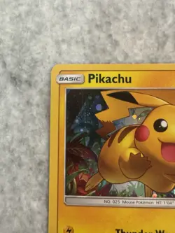 Pokemon TCG Pikachu SM76 Cosmos Holo Sun & Moon Black Star Promo - Image 5