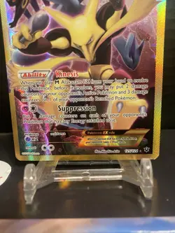ALAKAZAM EX 2016 POKEMON XY FATES COLLIDE SECRET RARE 125/124 LP - Image 3