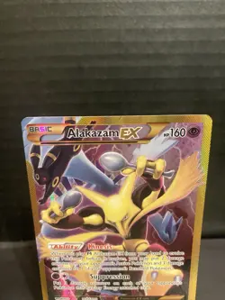 ALAKAZAM EX 2016 POKEMON XY FATES COLLIDE SECRET RARE 125/124 LP - Image 4