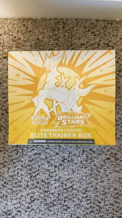 Pokemon Tcg: Sword & Shield Brilliant Stars Pokemon Center Elite Trainer Box ETB - Image 1