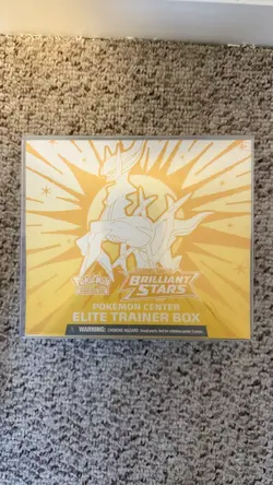 Pokemon Tcg: Sword & Shield Brilliant Stars Pokemon Center Elite Trainer Box ETB - Image 2