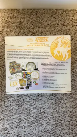 Pokemon Tcg: Sword & Shield Brilliant Stars Pokemon Center Elite Trainer Box ETB - Image 4
