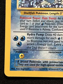 Blastoise 2/102 Celebrations: Classic Collection Holo Pokemon TCG NM - Image 2