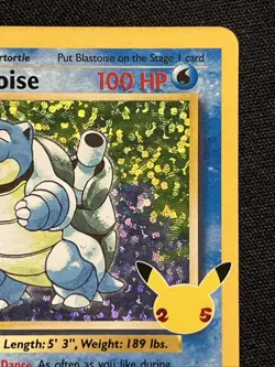 Blastoise 2/102 Celebrations: Classic Collection Holo Pokemon TCG NM - Image 4