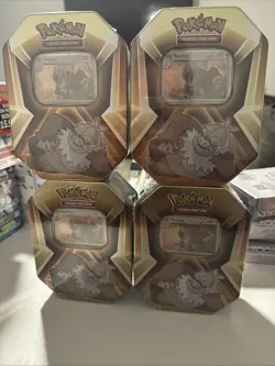 Pokemon TCG Collector Tin SLAKING or DARKRAI NEW Factory Sealed. Lot Of 4 - Image 1