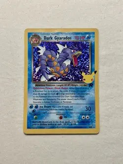 Pokemon TCG: 2021 Celebrations Classic Collection Dark Gyarados (8/82) - Image 1