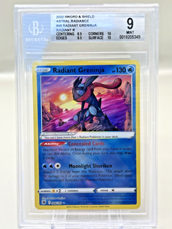 2022 Pokemon Sword & Shield Astral Radiance Greninja RADIANT R BGS 9 Mint Clean - Image 1