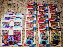 Pokemon Tcg Blister Pack Lot Chilling Reign Battle Styles SWSH Tyranitar V U🦖 - Image 1