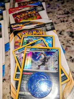Pokemon Tcg Blister Pack Lot Chilling Reign Battle Styles SWSH Tyranitar V U🦖 - Image 4
