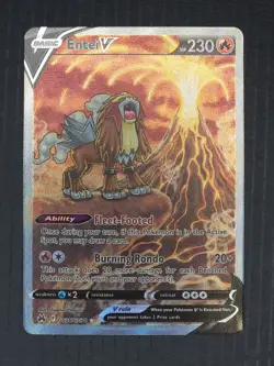 Pokemon Entei V Galarian Gallery #GG36/GG70 Crown Zenith Ultra Rare NM - Image 1