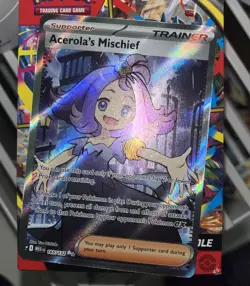 Pokemon Mega Evolution Acerola's Mischief FULL ART ENG 165/132 NM - Image 1