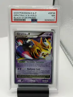 2009 Pokemon Giratina LV.X Black Star Promo BP38 PSA 7 NM - Image 1