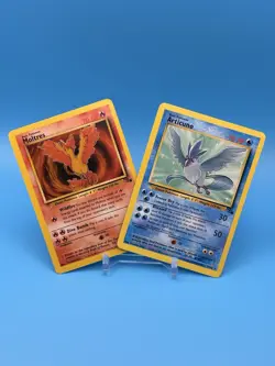 1999 Wotc Pokemon Holo Vintage Legendary Birds Articuno & Moltres!! RARE!! - Image 2