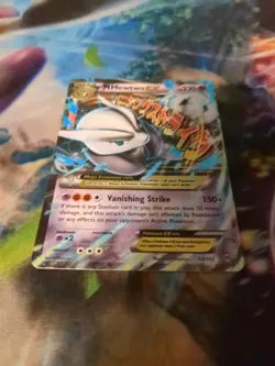 M Mewtwo EX - 63/162 - Mega - Ultra Rare - XY BreakThrough - Pokemon TCG Card NM - Image 2