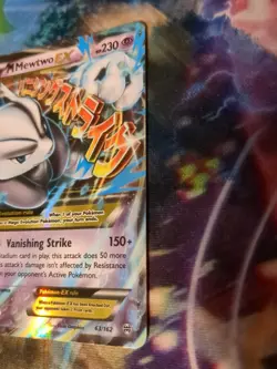 M Mewtwo EX - 63/162 - Mega - Ultra Rare - XY BreakThrough - Pokemon TCG Card NM - Image 3