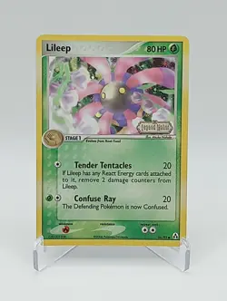 Lileep 56/92 Stamped Reverse Holo EX Legend Maker Pokemon Card Near Mint - Image 1