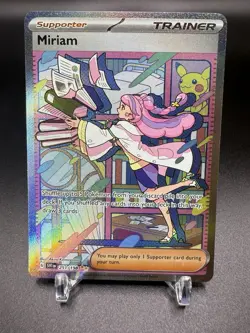 2023 Pokemon TCG Miriam Card 251/198 Scarlet Violet SIR - Image 3