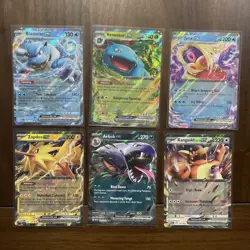 Pokemon MEW 151 Lot EX 6 Cards Blastoise, Venusaur,Jynx,Zapdos,Arbok,Kangaskhan - Image 1