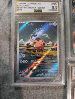Pokemon TCG Lot of 3 Ags 9.5 Mint Japanese Holo Cards - Image 2
