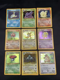 Vintage Holo Rare Pokemon Cards WOTC 1999 Base Set, Fossil, Jungle - Raichu - Image 1