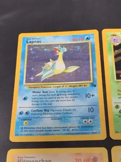 Vintage Holo Rare Pokemon Cards WOTC 1999 Base Set, Fossil, Jungle - Raichu - Image 2