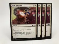 Swift Response x4 NM/M* Core Set 2021 M21 ENGLISH 040 mtg -UnltdCards - Image 1