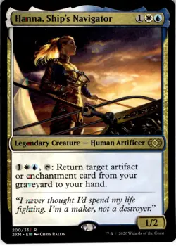 MTG Hanna, Ship's Navigator Double Masters Rare #200 - Image 1